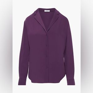 Aritzia Monocle Shirt in Dewberry Purple